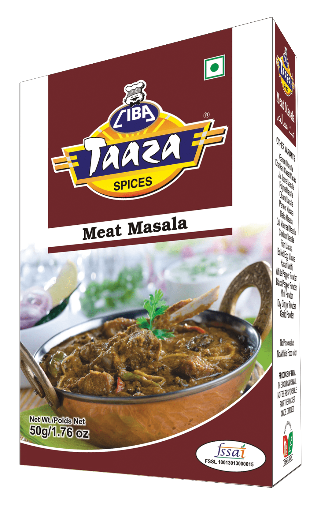 Best Meat Masala Powder Gm Ciba Taaza Spices