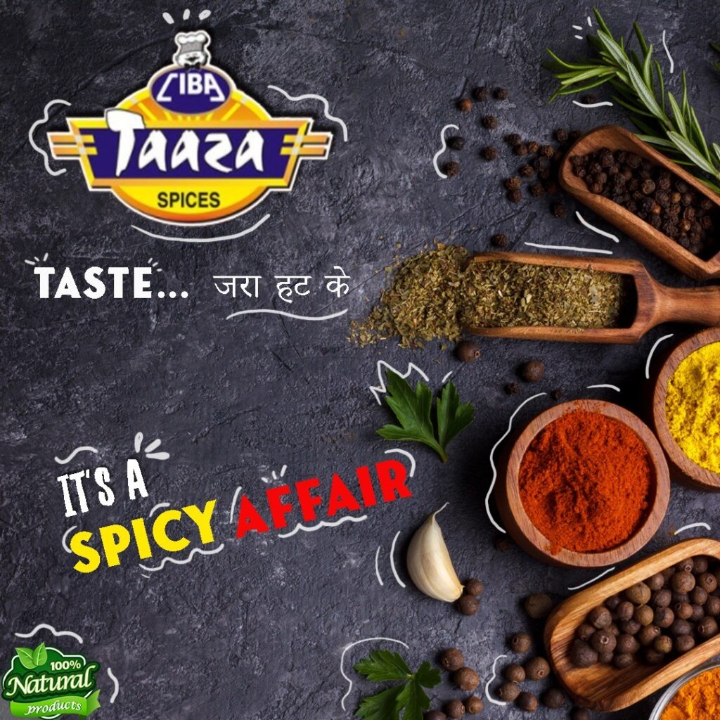 Its A Spicy Affair Ciba Taaza Spices Buy Spices Online